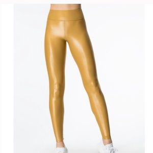 Carbon38 Gold Takara Shine leggings Small